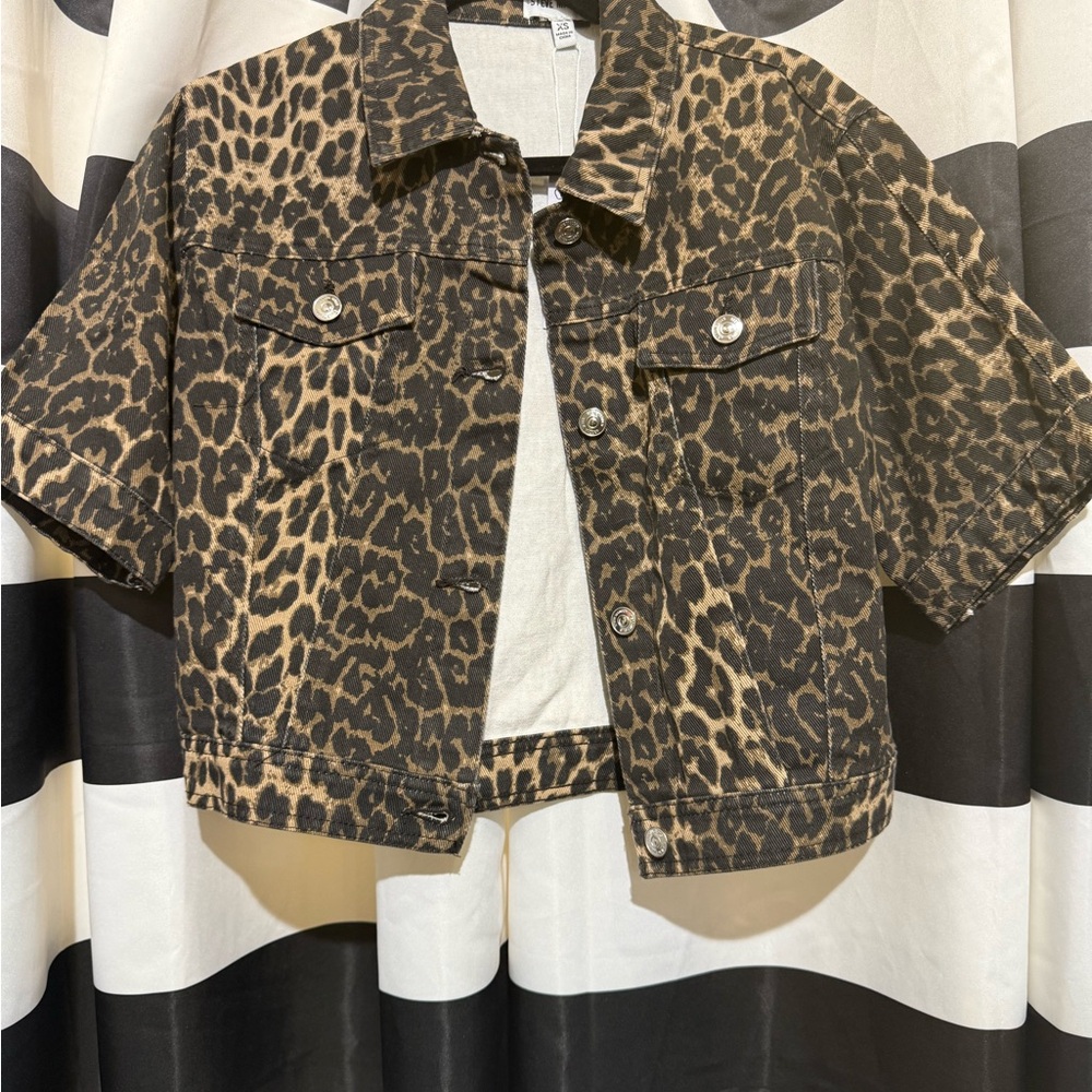 Steve Madden Leopard Print Jacket